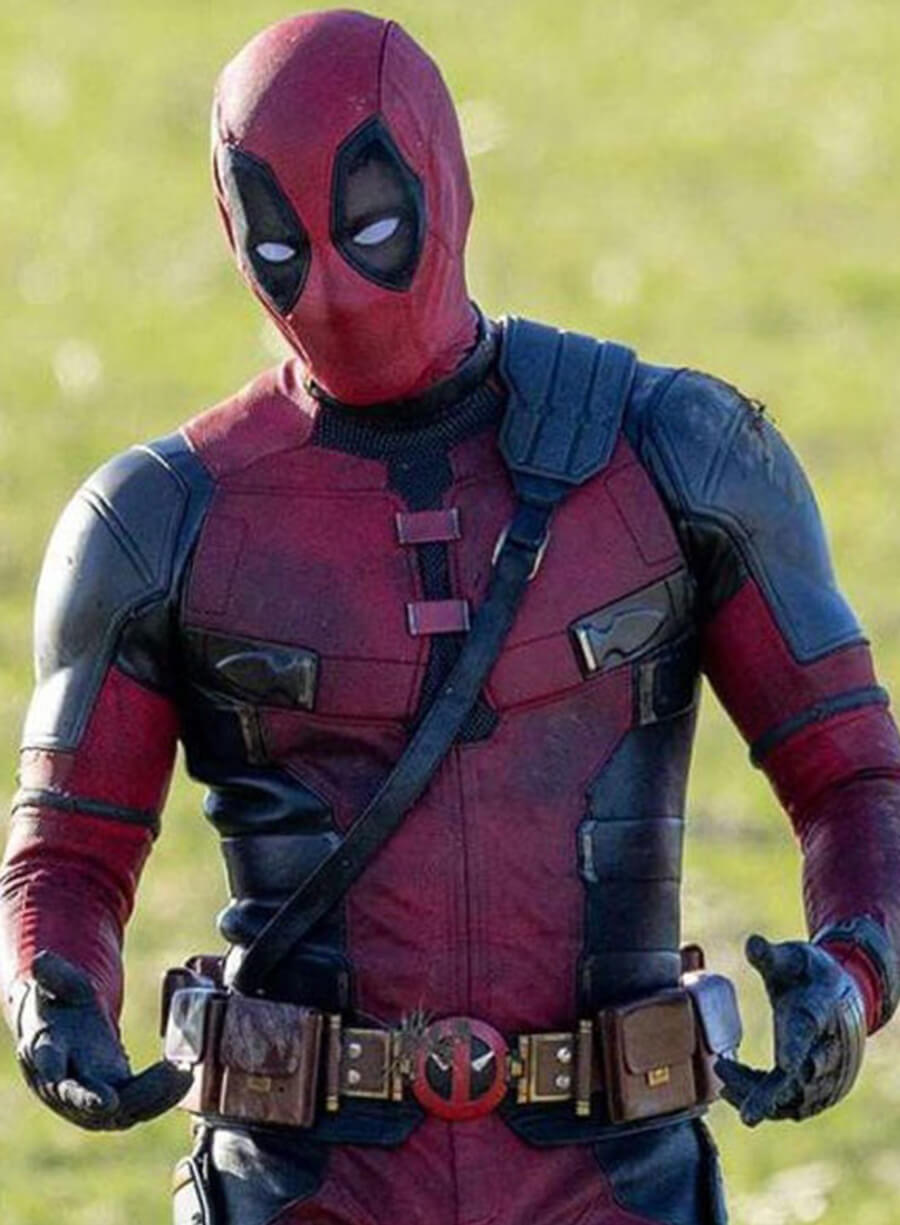 Deadpool Red and black Suit Jacket