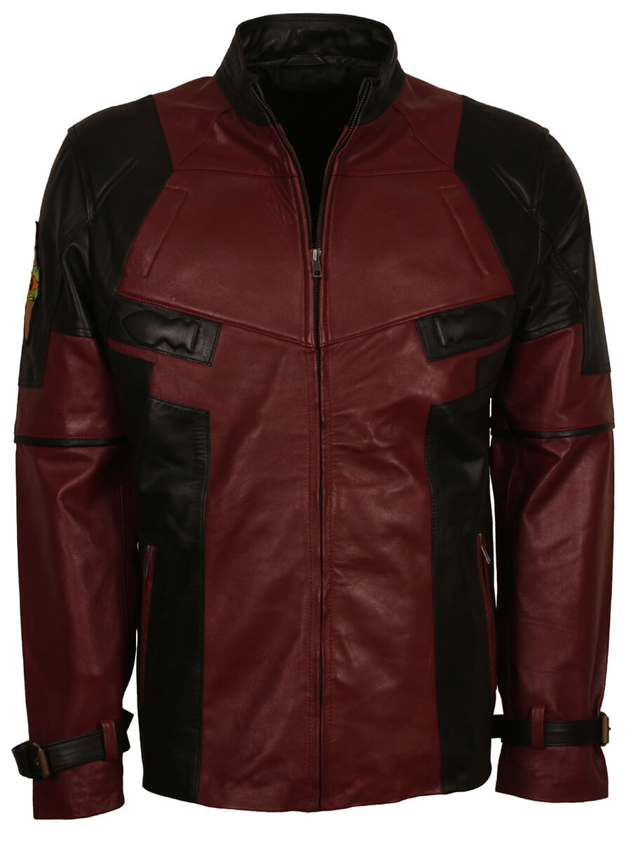 Deadpool Ryan Reynolds Maroon Jacket