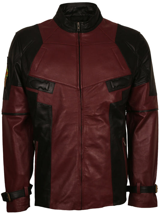 Deadpool Ryan Reynolds Maroon Jacket