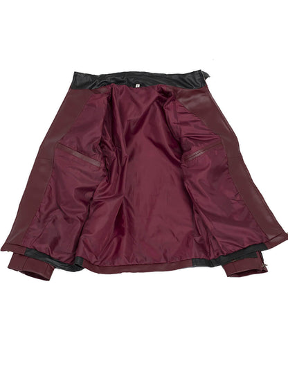 Deadpool Wade Wilson Maroon Jacket