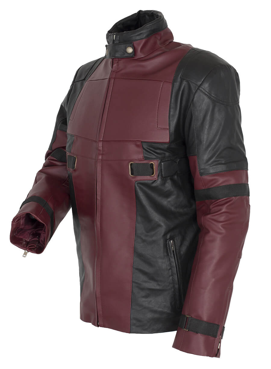 Deadpool Wade Wilson Maroon Jacket