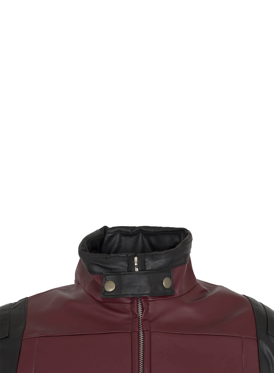 Deadpool Wade Wilson Maroon Jacket