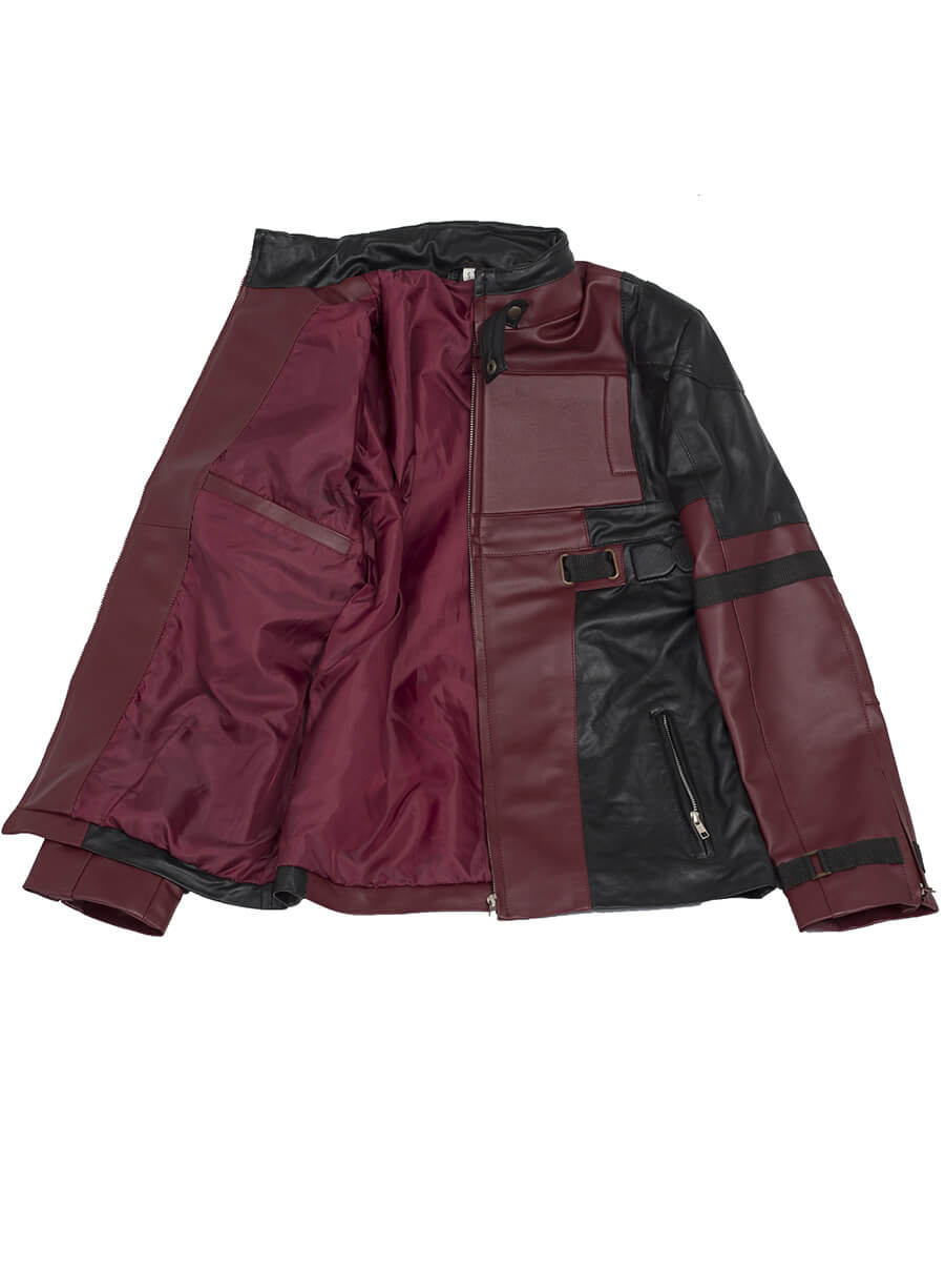Deadpool Wade Wilson Maroon Jacket