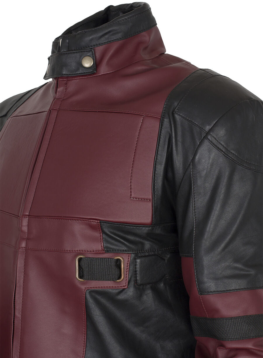 Deadpool Wade Wilson Maroon Jacket