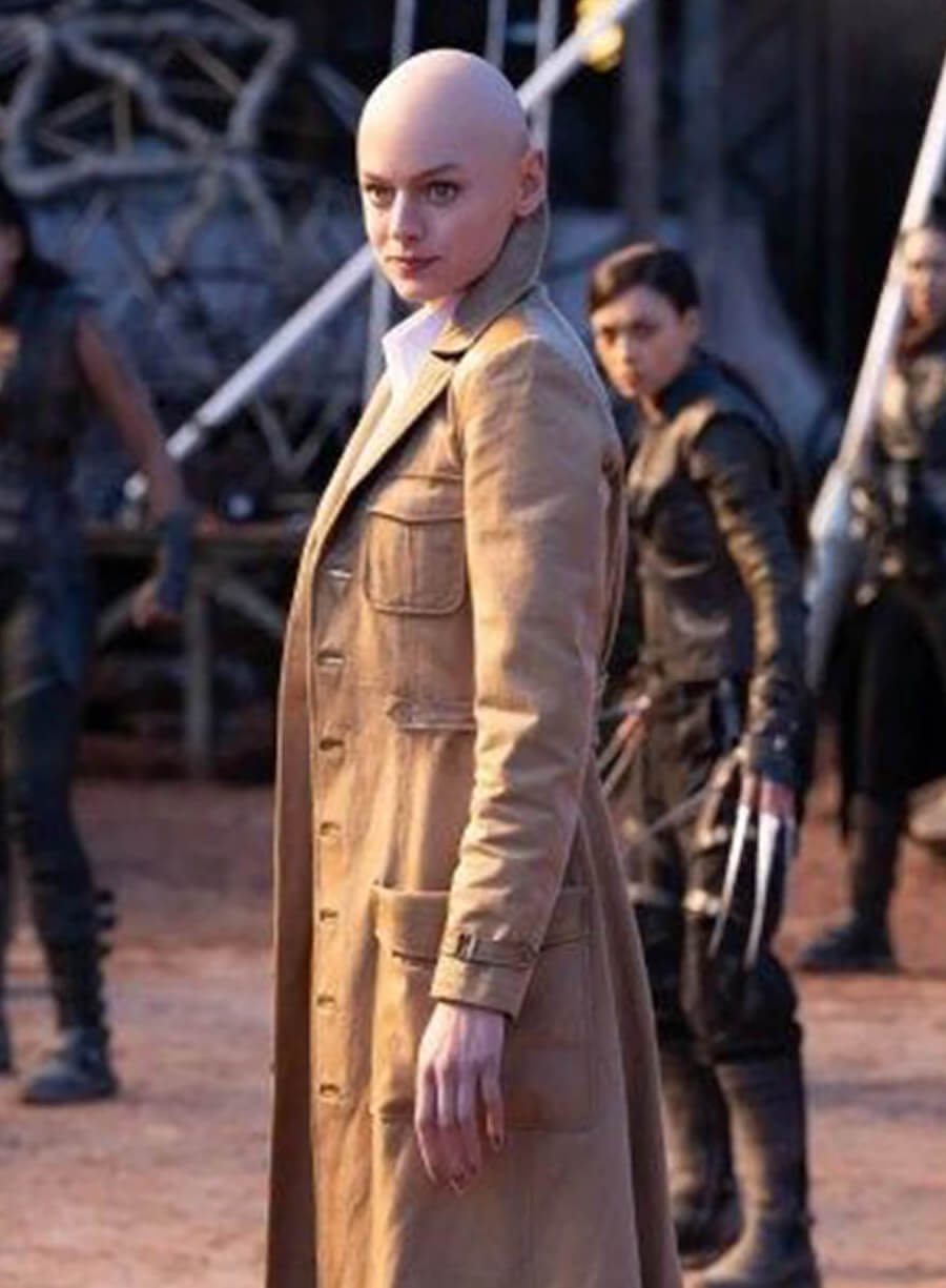 Emma Corrin Deadpool & Wolverine Brown Coat