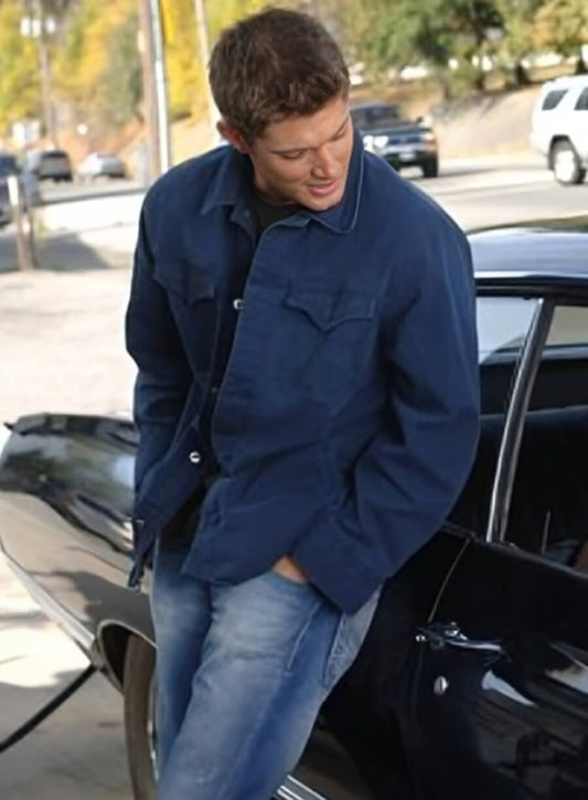Dean Winchester Supernatural Blue Cotton Jacket