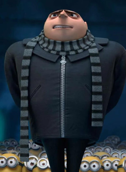Despicable Me Gru Costume Black Jacket
