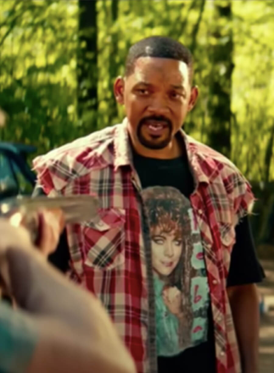 Detective Mike Lowrey Bad Boys Ride Or Die Plaid Shirt