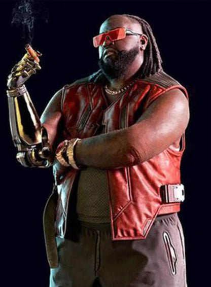 Dexter DeShawn Cyberpunk 2077 Leather Vest