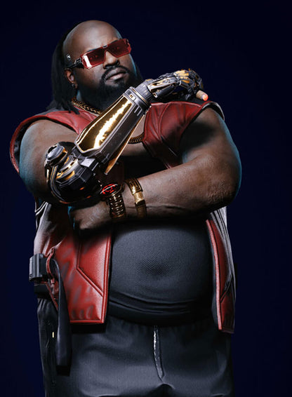 Dexter DeShawn Cyberpunk 2077 Leather Vest