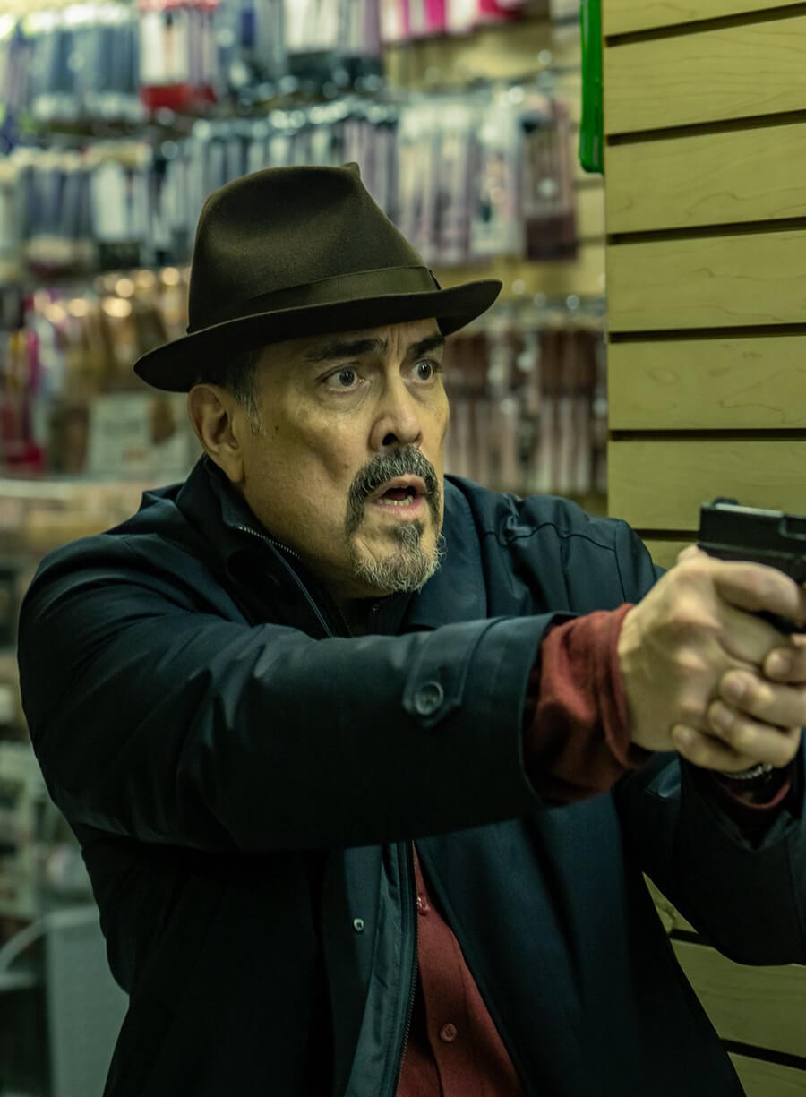 Dexter Resurrection David Zayas Blue Coat