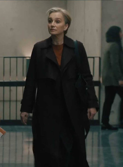 Diana Taverner Slow Horses S04 Black Coat