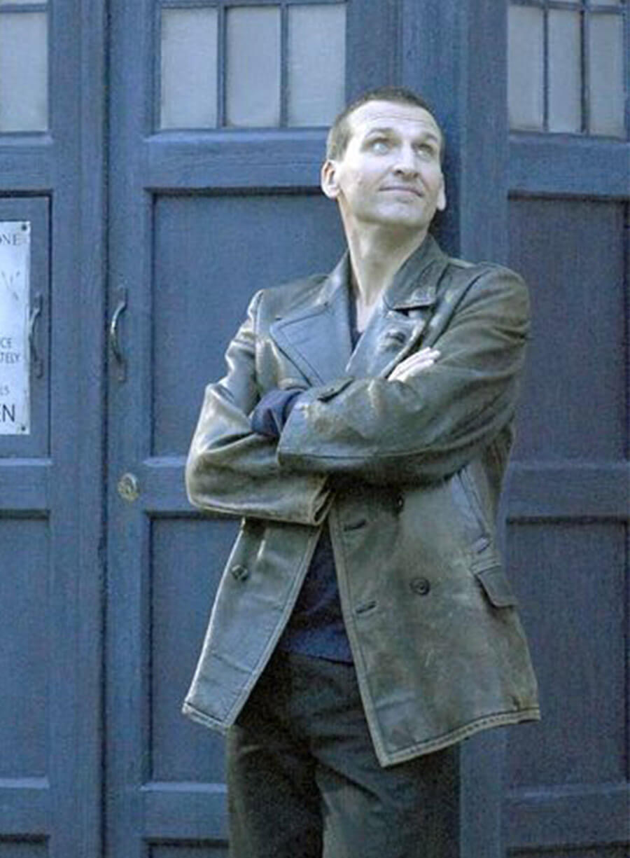 Ninth Doctor Doctor who Leather Coat