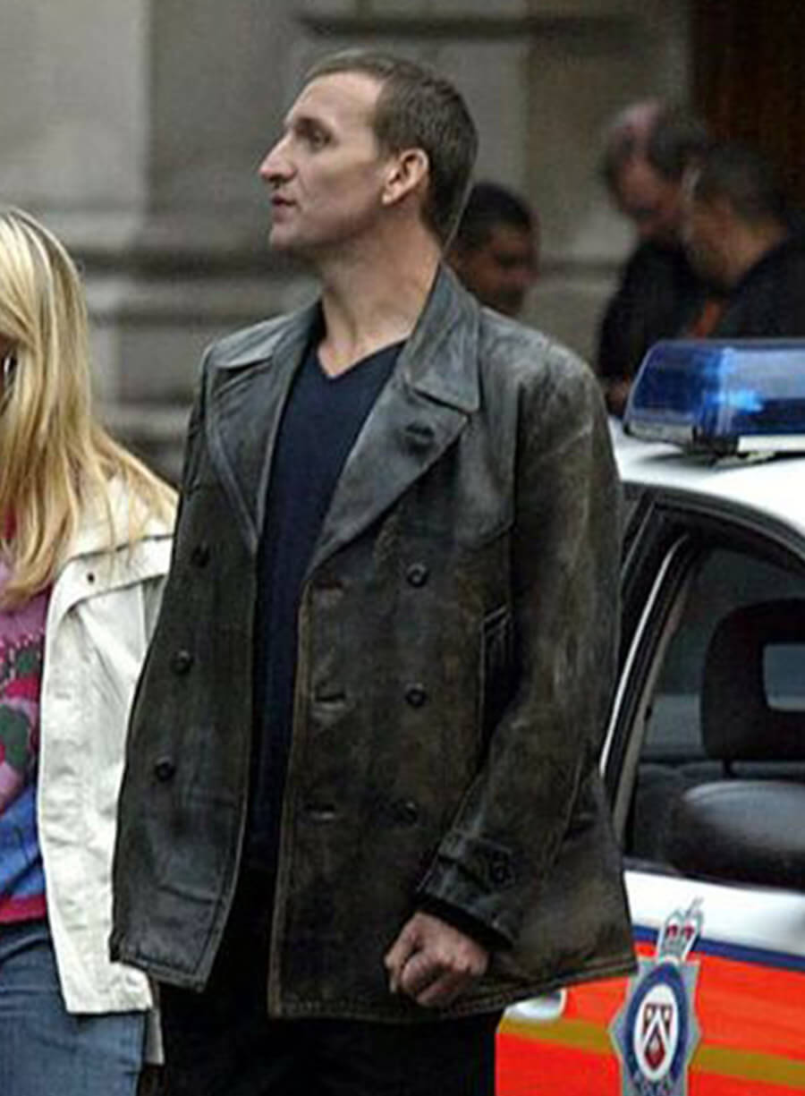 Ninth Doctor Doctor who Leather Coat