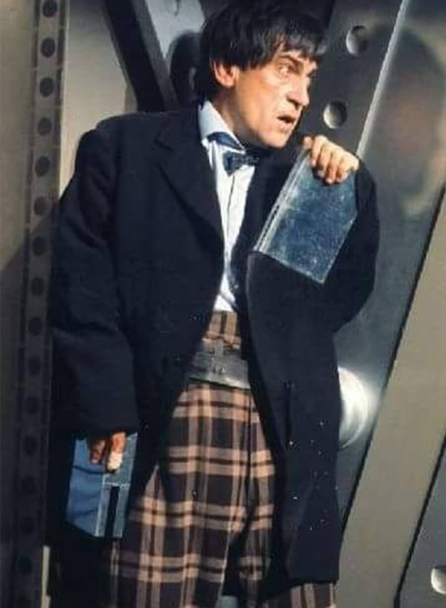 Doctor Who Patrick Troughton Second Doctor Black Coat