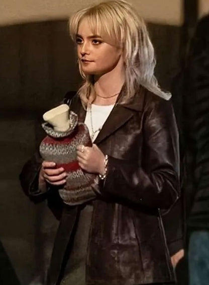 Doctor Who S02 Millie Gibson Brown Blazer