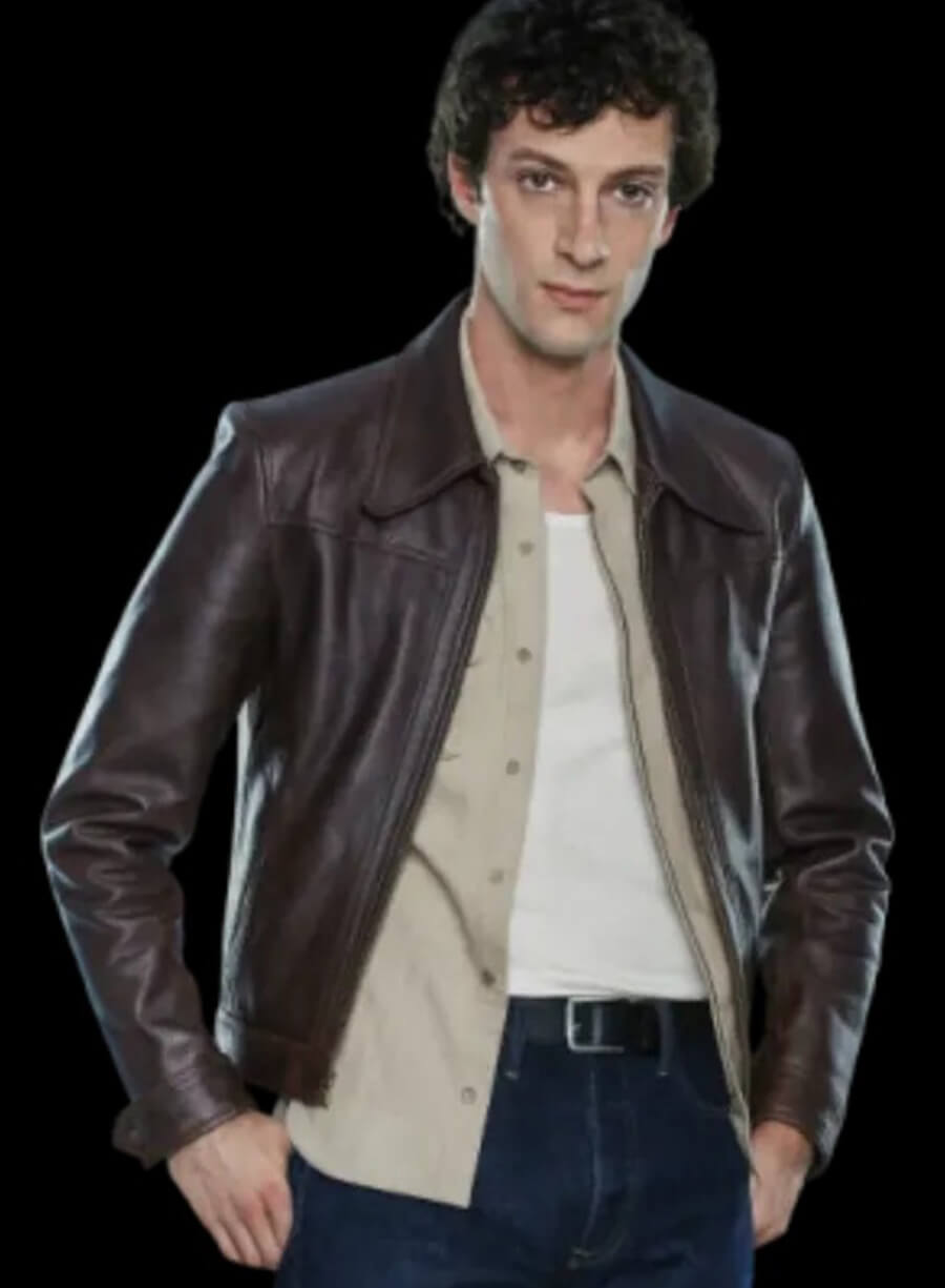 Dominic Sessa Now You See Me 3 Brown Leather Jacket