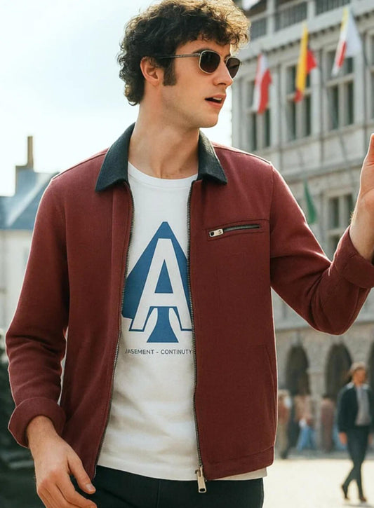 Dominic Sessa Now You See Me 3 Red Jacket