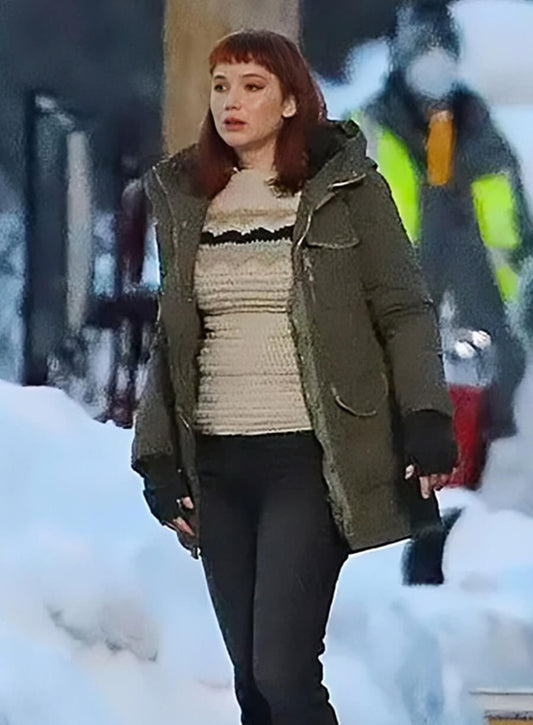 Don’t Look Up Jennifer Lawrence Cotton Jacket  