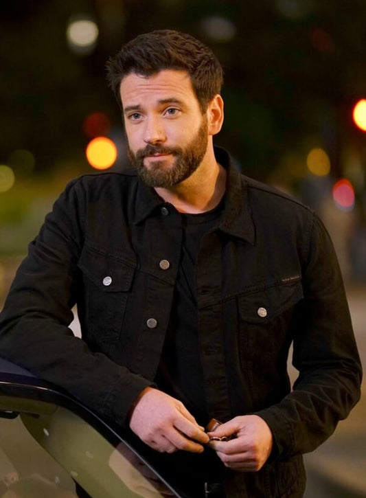 Dr. Connor Rhodes Chicago Med Black Cotton Jacket