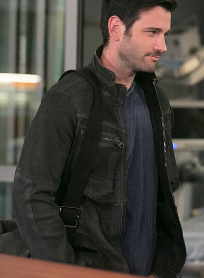 Dr. Connor Rhodes Chicago Med Suede Jacket