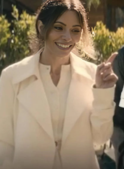 Dr. Gabriela Torabi Paradise White Trench Coat