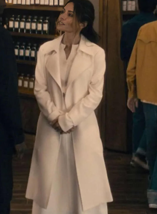 Dr. Gabriela Torabi Paradise White Trench Coat