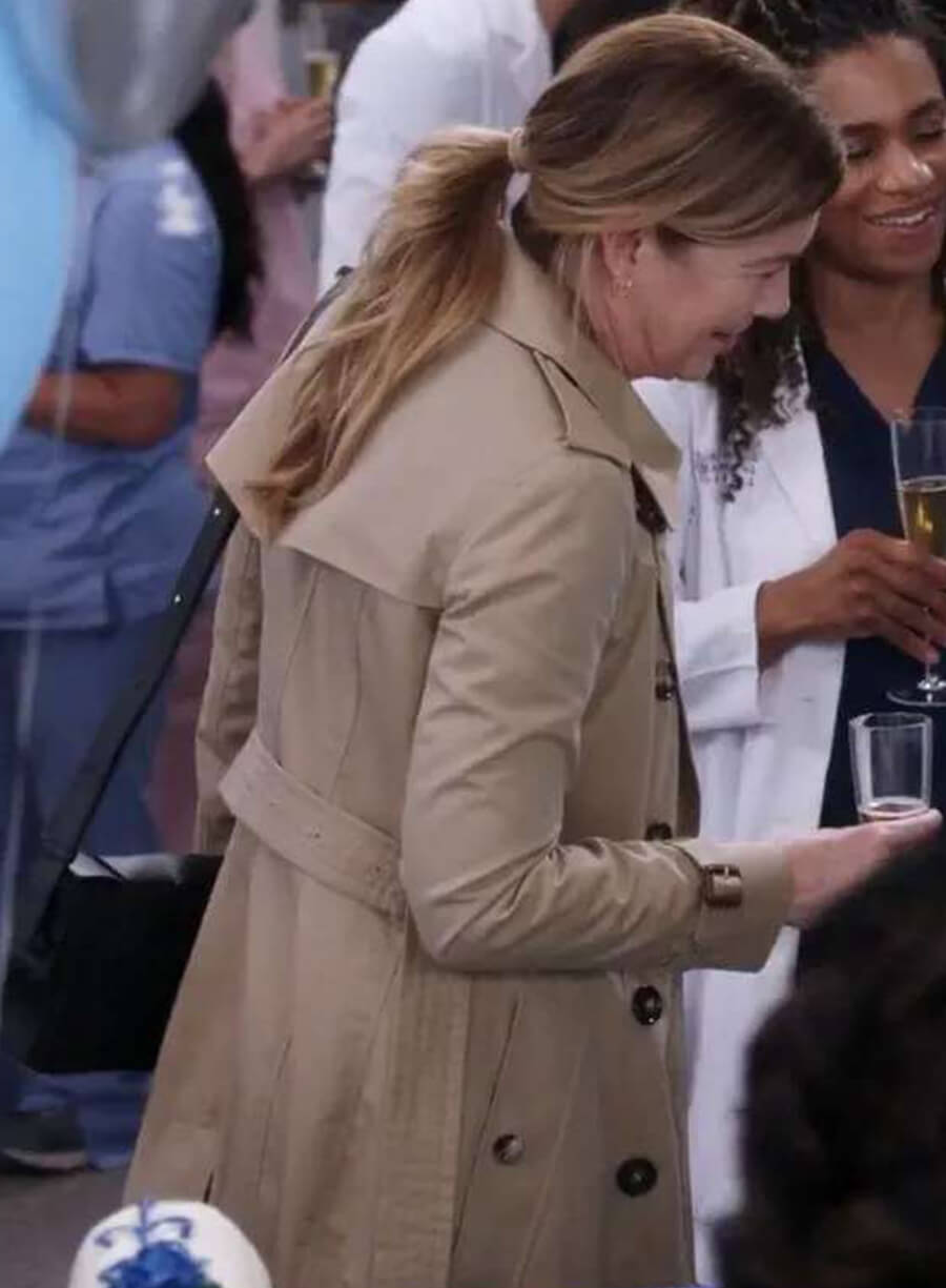 Dr. Meredith Grey’s Anatomy Trench Coat
