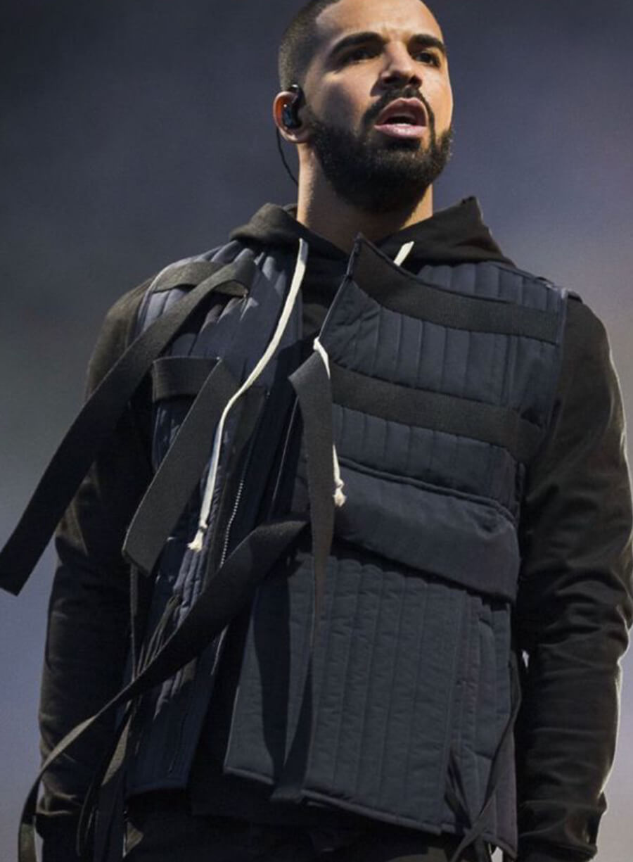 Drake Blue Quilted Strap Vest