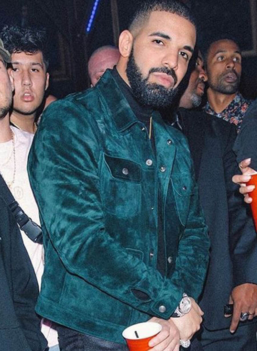 Drake Green Velvet Jacket – LeatherJacketMerchant
