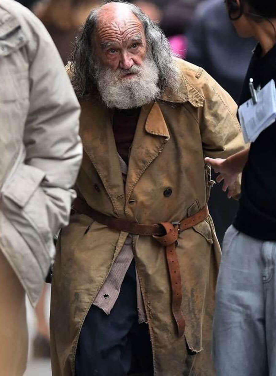 Eddie Marsan Clayface 2026 Brown Coat