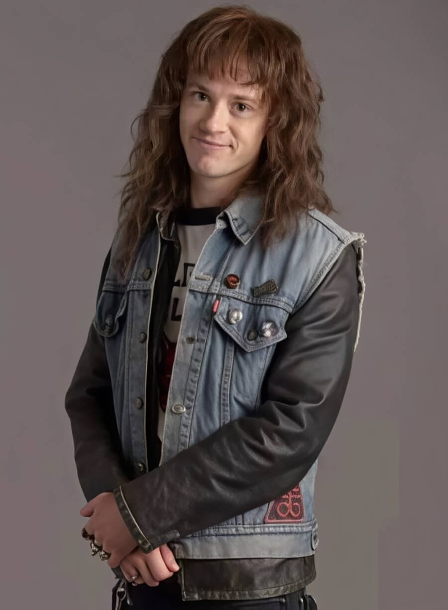 Eddie Munson Stranger Things Blue Denim Vest