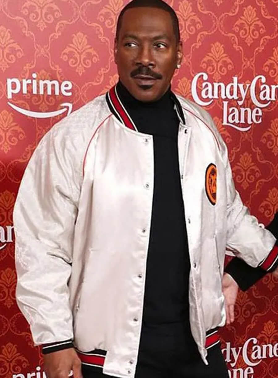 Eddie Murphy Candy Cane Lane Bomber Jacket