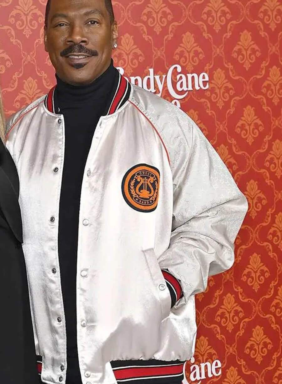 Eddie Murphy Candy Cane Lane Bomber Jacket