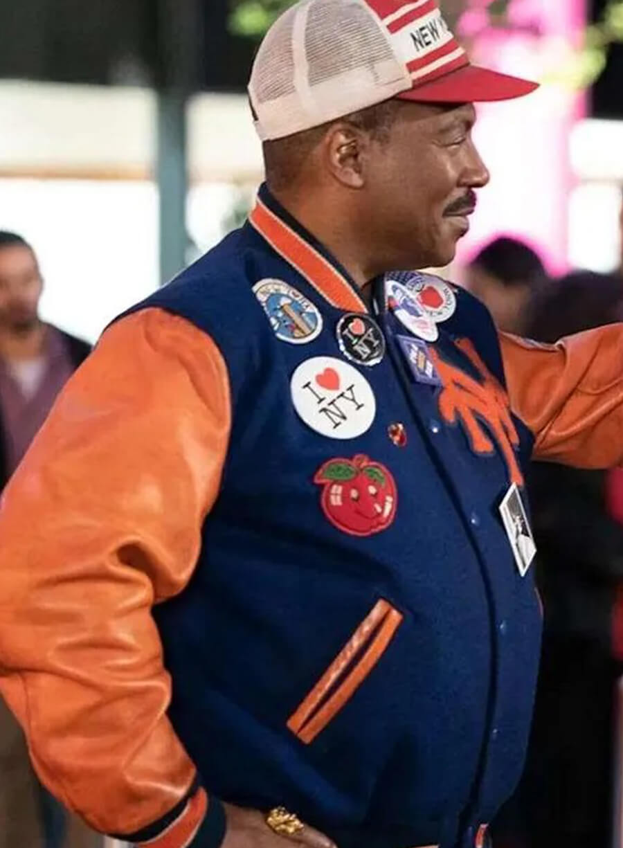Eddie Murphy Coming 2 America Varsity Jacket