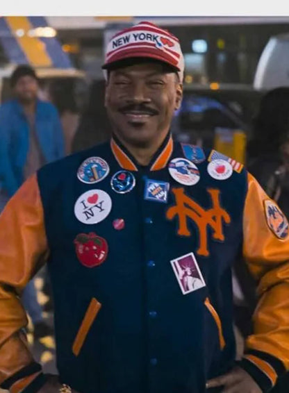 Eddie Murphy Coming 2 America Varsity Jacket