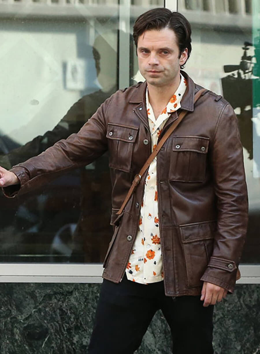 Edward A Different Man Brown Leather Jacket