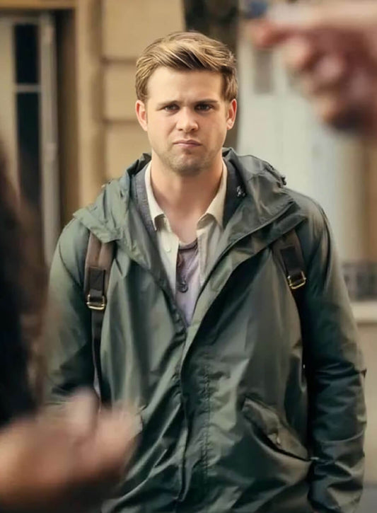 Edward Brooks Prime Target Grey Hooded Jacket