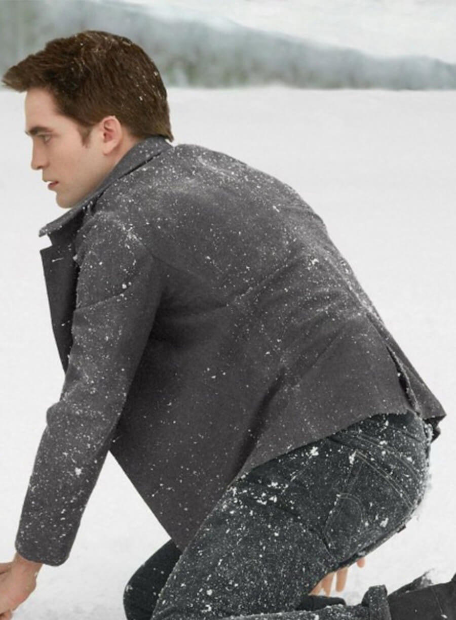 Edward Cullen The Twilight Saga: Breaking Dawn 2 Grey Jacket