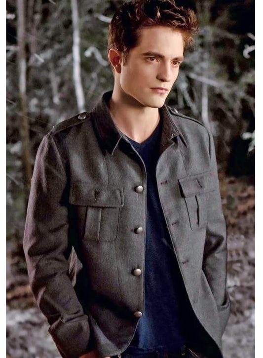 Edward Cullen The Twilight Saga: Breaking Dawn 2 Grey Jacket