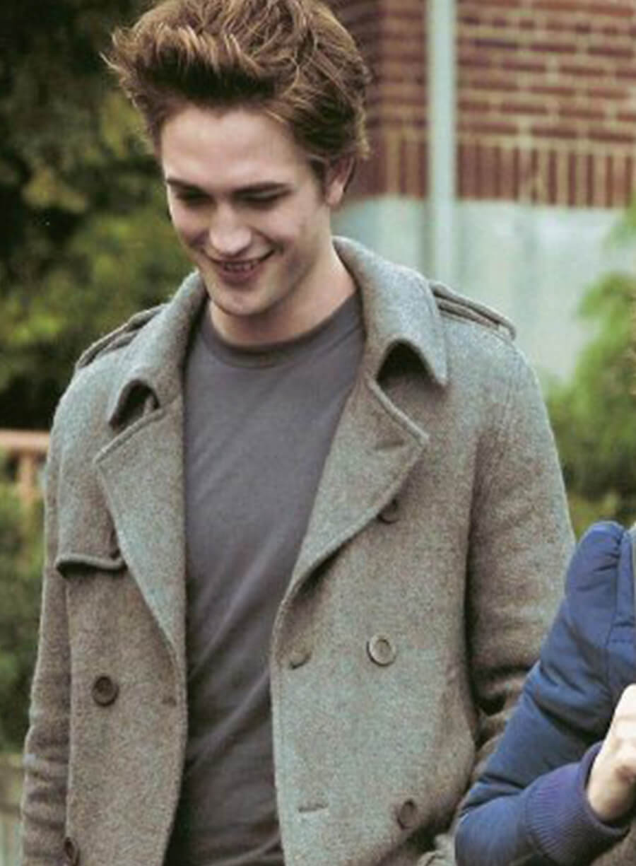 Edward Cullen Twilight Wool Pea Coat