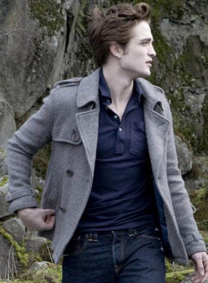 Edward Cullen Twilight Wool Pea Coat