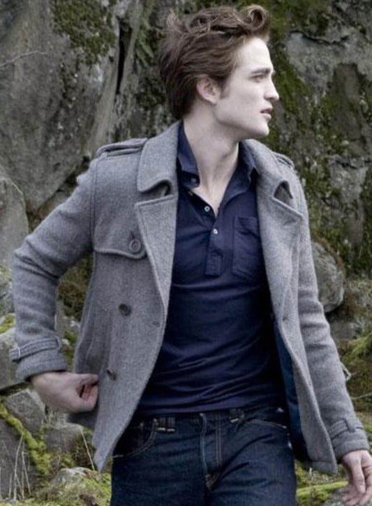 Edward Cullen Twilight Wool Pea Coat