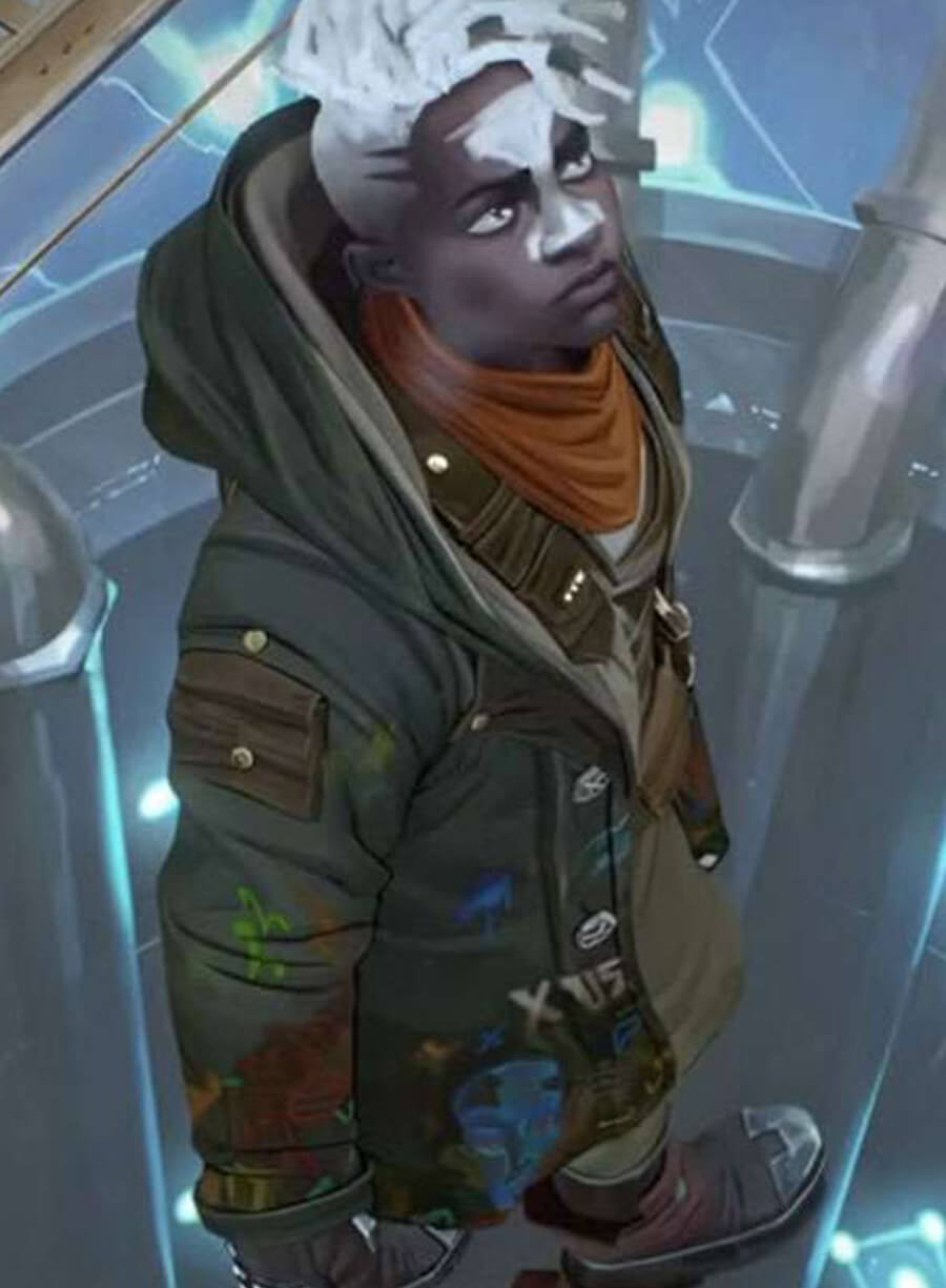 Ekko Arcane Green Hooded Jacket