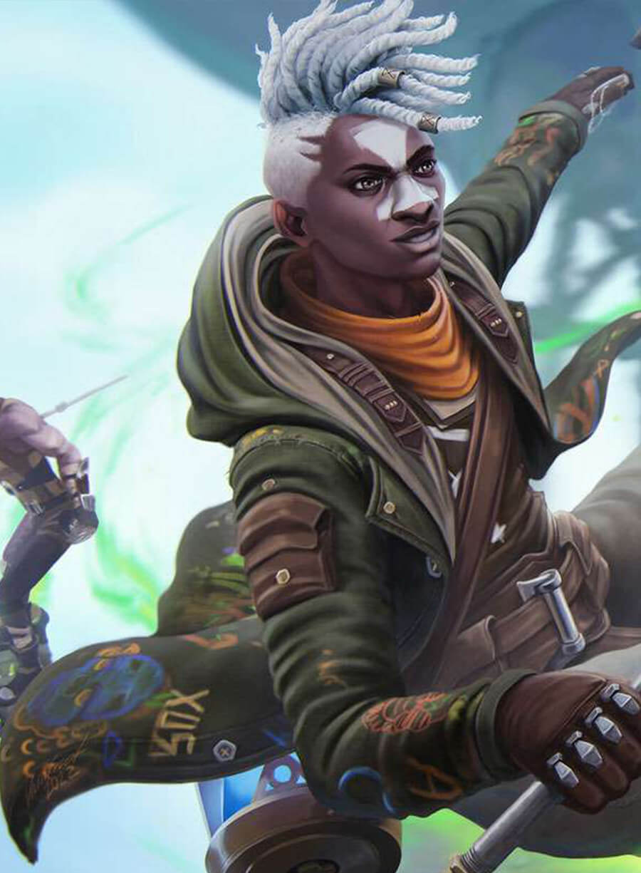 Ekko Arcane Green Hooded Jacket