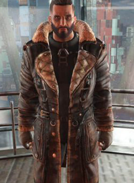 Elder Arthur Maxson Fallout 4 Leather Batttlecoat