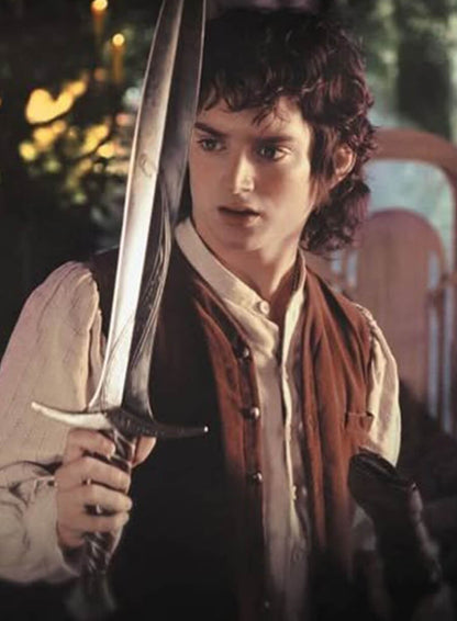 Elijah Wood The Lord of the Rings Brown Vest