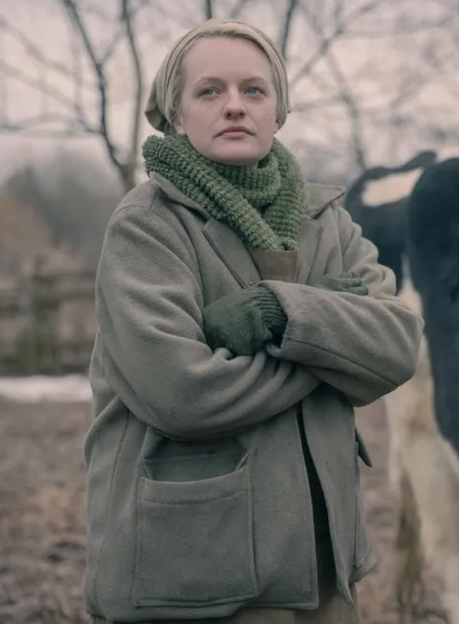 Elisabeth Moss The Handmaid's Tale S04 Wool Coat
