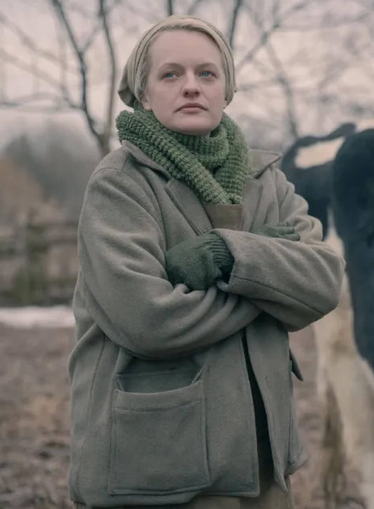 Elisabeth Moss The Handmaid's Tale S04 Wool Coat