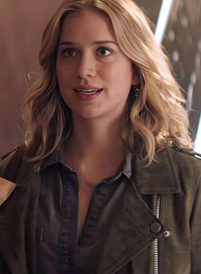 Elizabeth Lail You S1 Beck Leather Jacket
